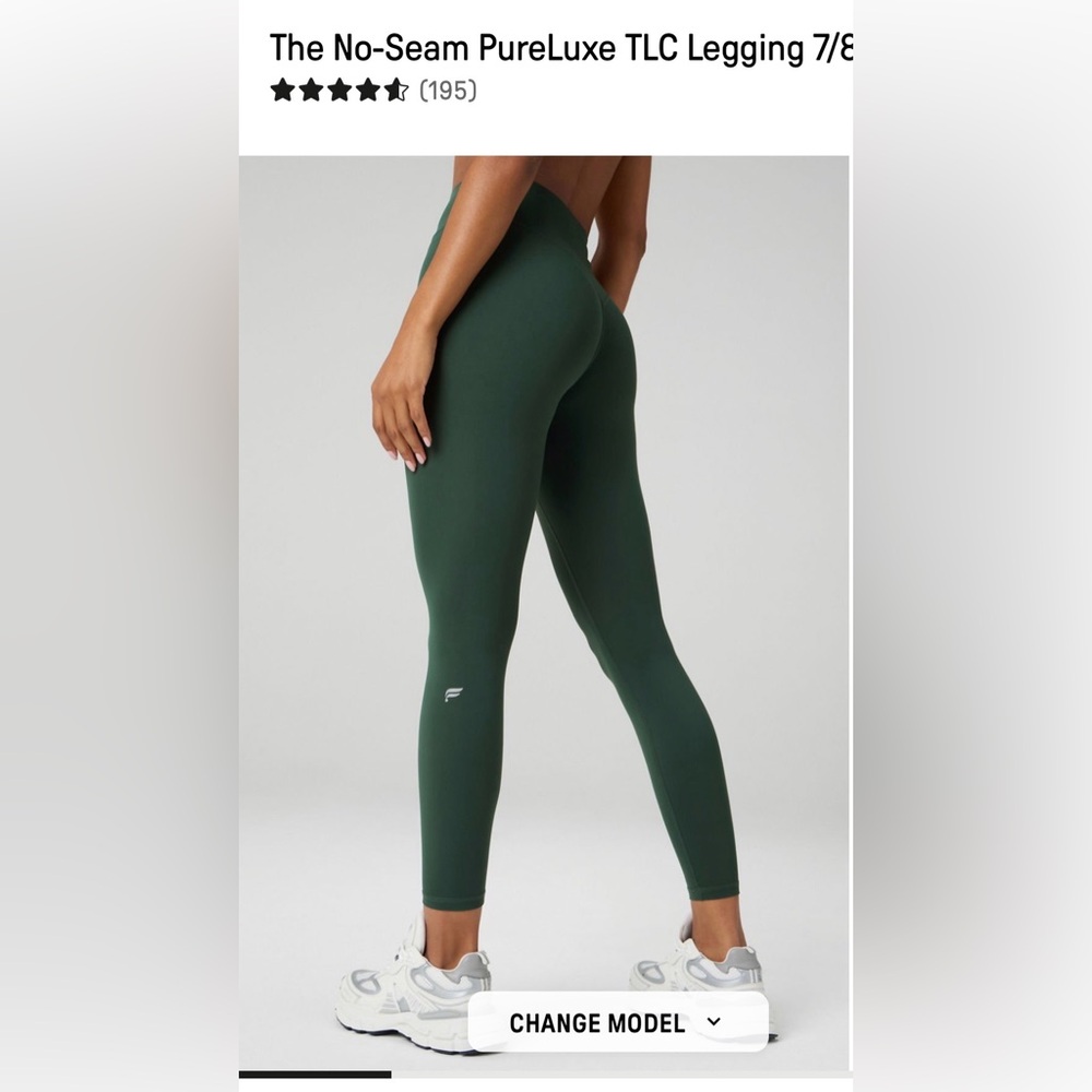 Fabletics No-Seam PureLuxe TLC Legging 7/8